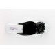 women's slippers VICTORIAN white nappa (black jewel)